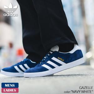 adidas GAZELLE &quot;NAVY WHITE&quot; アディダス ガッツレー スニーカー ( ガゼ...