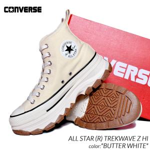 CONVERSE ALL STAR (R) TREKWAVE Z HI "BUTTER WHITE" コンバース オールスター トレックウェーブ ジップ ハイ スニーカー ( 31310811 )｜precious-place