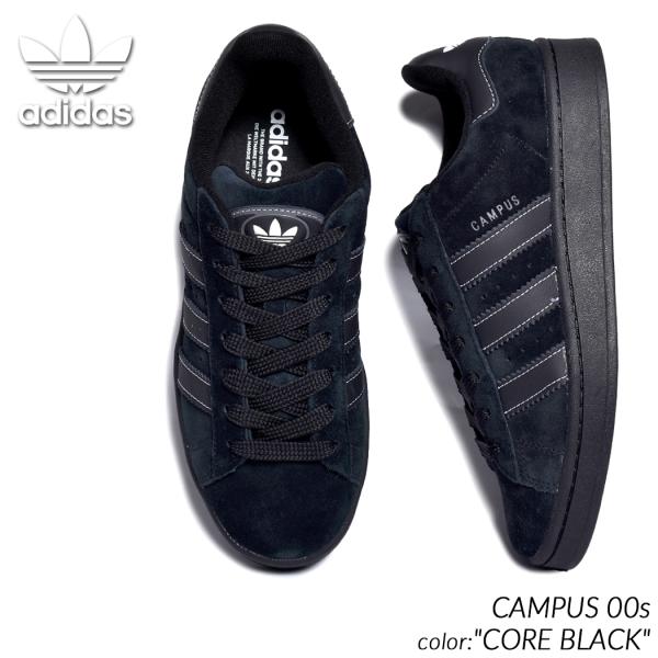 adidas CAMPUS 00s &quot;CORE BLACK&quot; アディダス キャンパス スニーカー (...