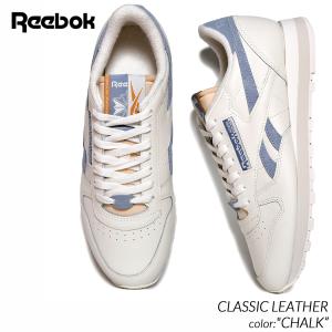 REEBOK CLASSIC LEATHER "CHALK" リーボック クラシック レザー スニーカー ( 白 ホワイト チョーク メンズ レディース ウィメンズ 100074347 )｜precious-place
