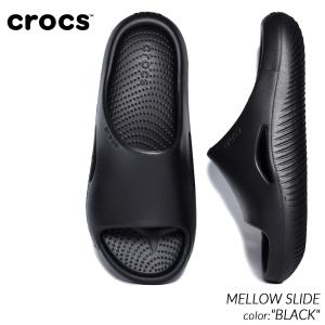 crocs MELLOW SLIDE "BLACK" クロックス メロウ スライド ( 黒 ブラック サンダル メンズ ウィメンズ 208392-001 )｜precious-place