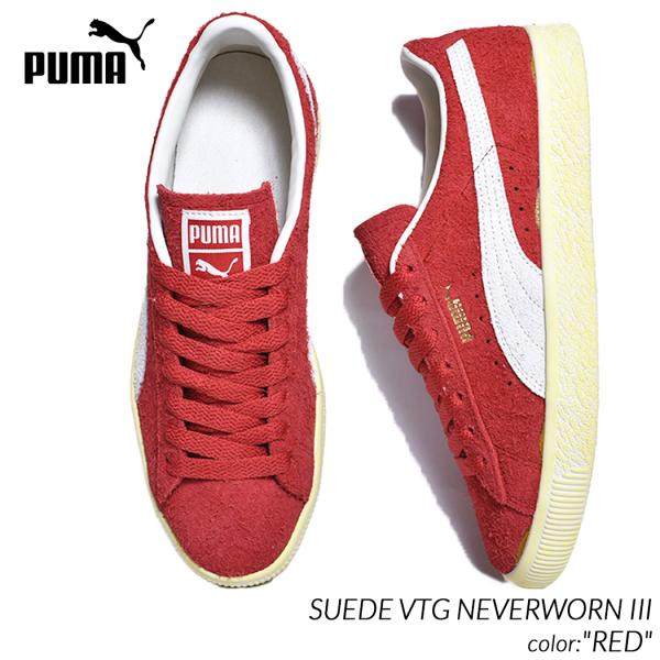 PUMA SUEDE VTG NEVERWORN III &quot;RED&quot; プーマ スエード ヴィンテージ...