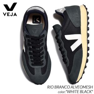 VEJA RIO BRANCO ALVEOMESH "BLACK WHITE" ヴェジャ リオブランコ アルベオメッシュ スニーカー ( ベジャ 黒 レディース ウィメンズ VJRB012367 )｜precious-place