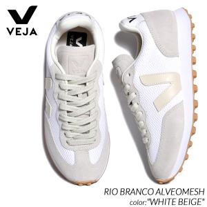 VEJA RIO BRANCO ALVEOMESH "WHITE BEIGE" ヴェジャ リオブランコ アルベオメッシュ スニーカー ( ベジャ 白 レディース ウィメンズ VJRB012382 )｜precious-place