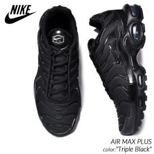 NIKE AIR MAX PLUS "Triple Black" ナイキ エアマックス プラス スニーカー ( 黒 トリプルブラック マップラ メンズ 604133-050 )