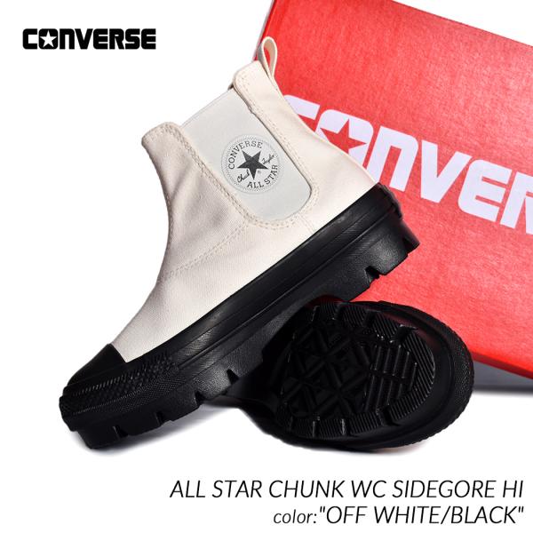 CONVERSE ALL STAR CHUNK WC SIDEGORE HI OFF WHITE/B...