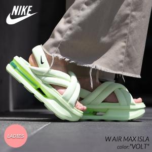 NIKE W AIR MAX ISLA "VOLT" ナイキ ウィメンズ エアマックス アイラ サンダル ( koko ココ SANDAL 厚底 緑 グリーン レディース ウィメンズ FJ5929-700 )｜precious-place