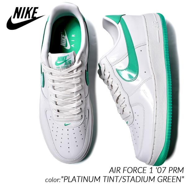 NIKE AIR FORCE 1 &apos;07 PRM &quot;PLATINUM TINT/STADIUM GR...