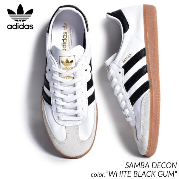 adidas SAMBA DECON &quot;WHITE BLACK GUM&quot; アディダス サンバ デコン...
