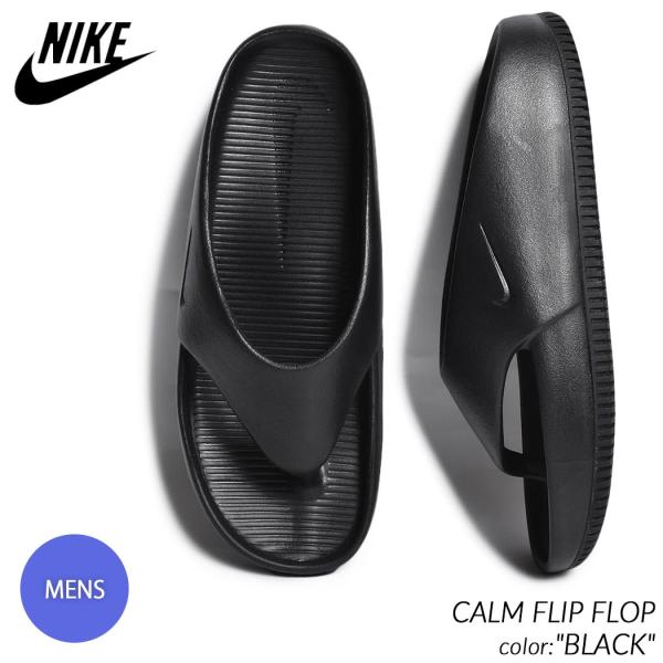 NIKE CALM FLIP FLOP &quot;BLACK&quot; ナイキ カーム フリップ フロップ スライド...