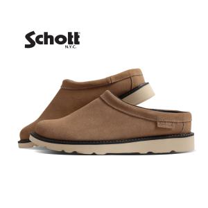 Schott ショット レザー ミュール クロッグ サボ ブーツ サンダル レザーシューズ Leather Clog BEIGE ( ベージュ メンズ 本革 日本製 S23004BGE )｜PRECIOUS PLACE