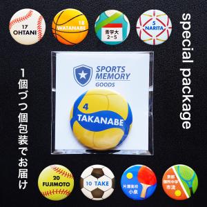 卒部 卒団記念品 ソフトボール 缶バッジ 名入...の詳細画像5