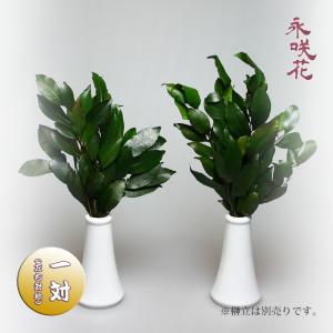 プリザーブドフラワー 榊 S 一対 永咲花 PSYH-03411 神棚用 さかき