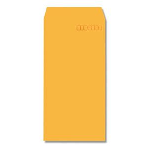 ヘイコー カラー 封筒 長3 オレンジ 100枚入 007528006