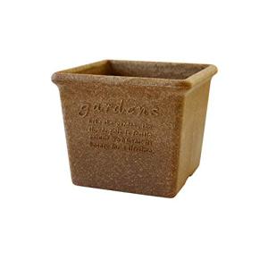 八幡化成 エコポット/植木鉢 角型 150 ナチュラル