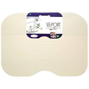 オーエ シャワーマット ホワイト 約縦44×横60×厚さ2cm