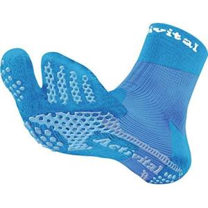  [Activital] アクティバイタル フットサポーター ジャパン L-LL 26.0-29.0cm スカイブルー 1足