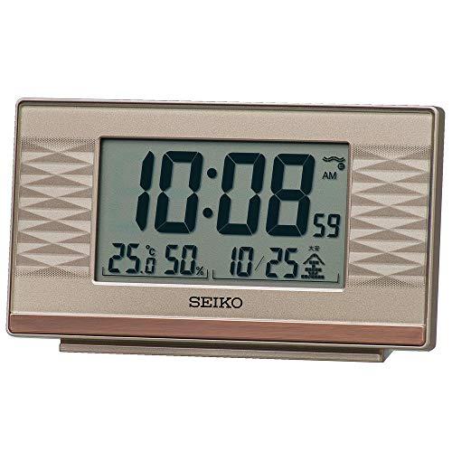 セイコークロックSeiko Clock 置き時計 ピンクゴールド 本体サイズ:7.8×13.5×3....