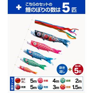 鯉のぼり 庭用 こいのぼり 徳永鯉のぼり 金太...の詳細画像1