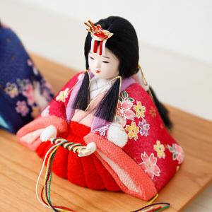 ひな人形 工房ゆうき作 木目込み雛人形 ひなろ...の詳細画像4