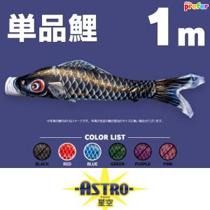 こいのぼり 単品 ASTRO 星空鯉 1m 単品鯉