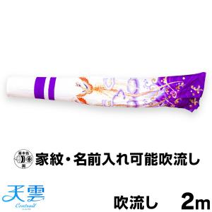 こいのぼり 単品 鯉のぼり かなめ鯉 ナイロン五色吹流し 2m単品
