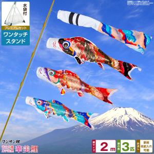 鯉のぼり ベランダ用 こいのぼり 旭天竜 彩風 2m 6点セット 万能取付