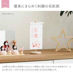 名前旗 ひな祭り 雛人形 名前はた ひな飾り ...の詳細画像1