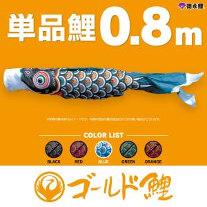 こいのぼり 単品 金太郎ゴールド鯉 3m 単品鯉 黒 : 節句&ギフト専門店