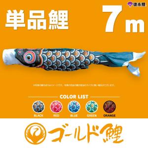 こいのぼり 単品 金太郎太翔 6m 単品鯉 黒 : 節句&ギフト専門店 ぷりふ