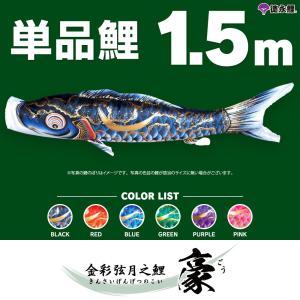 こいのぼり 単品 金太郎太翔 6m 単品鯉 黒 : 節句&ギフト専門店 ぷりふ