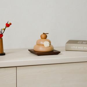 鏡餅 かがみもち 木製 おしゃれ コンパクト ...の詳細画像2