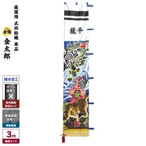 武者幟 武者絵のぼり 庭用 節句幟 龍虎之図幟 2.5m 庭園用 鯉のぼり