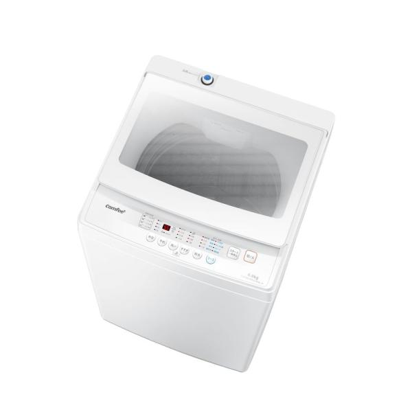 COMFEE&apos; 全自動洗濯機 6kg 一人暮らし 部屋干し 風乾燥 コンパクト 除菌 8つの洗濯コー...