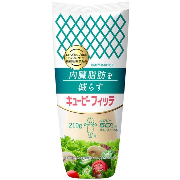 キユーピー フィッテ 210g ×4本 機能性表示食品