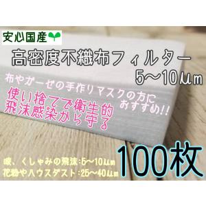 使い捨て 飛沫感染防止 高性能フィルター 100枚分 マスク