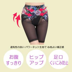 ガードル 補正下着 ハイウエスト ロングガード...の詳細画像1