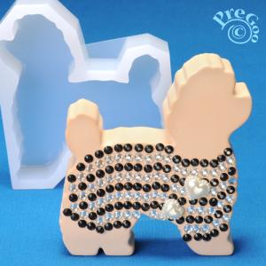 レジン用 シリコンモールド 置き型 犬 鏡面仕上げ クリアリウム イン