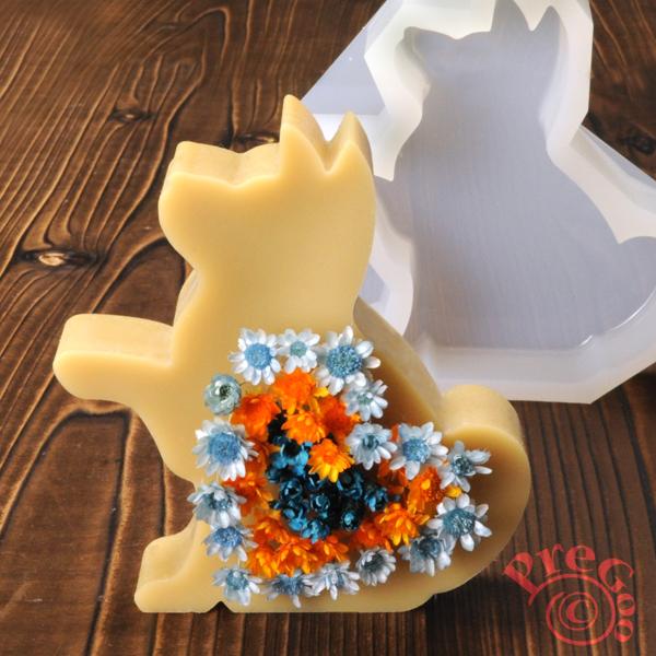 アロマ ワックス サシェ 用 シリコンモールド　置き型 いぬ２　　　　　　アロマストーン 石鹸型 石...