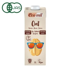 EcoMil （エコミル） 有機オーツ麦ミルク 1000ml×1本の商品画像