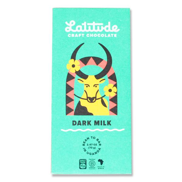 ラティテュード　クラフトチョコレート　ミルク49% DARK MILK／ダークミルク 70g