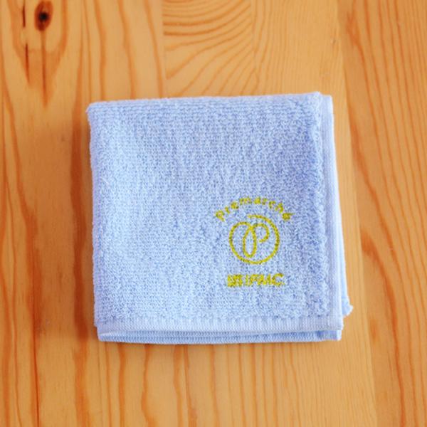 プレマルシェ×IFMC.（イフミック）どこでも温泉ハンカチ ブルー