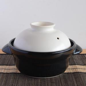マスタークック 土鍋 3合深鍋 ブラック : 健康綜合開発 Yahoo!店