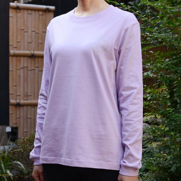 プレマルシェ・ボディバランス・オーガニックコットン・ロングスリーブTシャツ パープル／Ｓサイズ