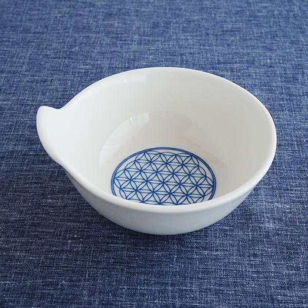 森修焼（しんしゅうやき） 持ち手つきマルチボウル フラワーオブライフ