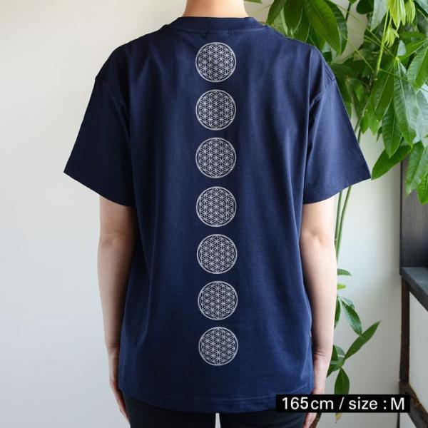 プレマルシェ・ボディバランス・オーガニックコットン・復活Tシャツ ネイビー／Ｍサイズ