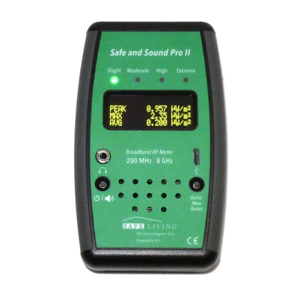 高周波電磁波測定器 Safe and Sound Pro2 （セーフ アンド サウンド プロ2）