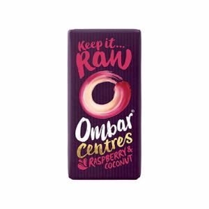 オームバー オーガニック ロー・チョコレート CENTRES ラズベリー＆ココナッツ 35g