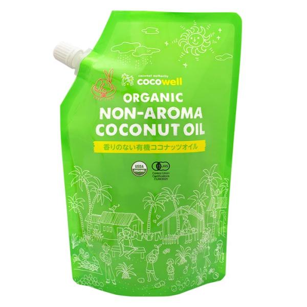 ココウェル（COCOWELL） 香りのない有機ココナッツオイル（食品） 460g