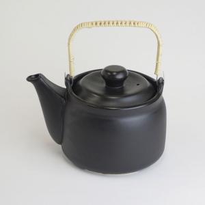 マスタークック けんこう土瓶 大サイズ（ガス直火用）（黒色）（1.6L